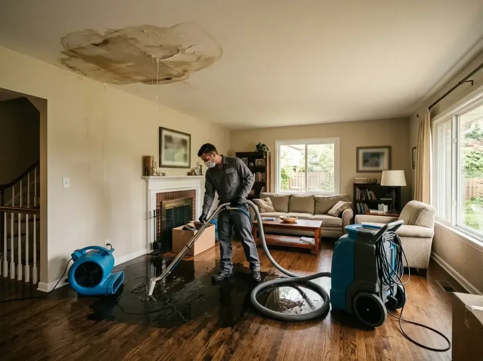 attic-pipe-burst-ceiling-drip-008 — frequently asked questions, Water Damage Restoration & Carpet Care in Romeoville, IL